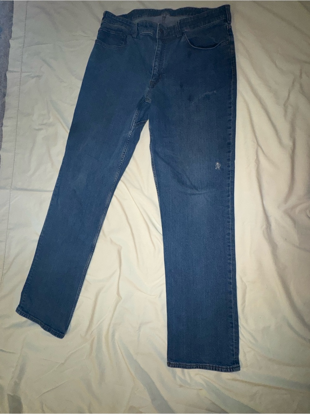 Duluth Trading Co Men's Dark Blue Relaxed Jeans 36x34
